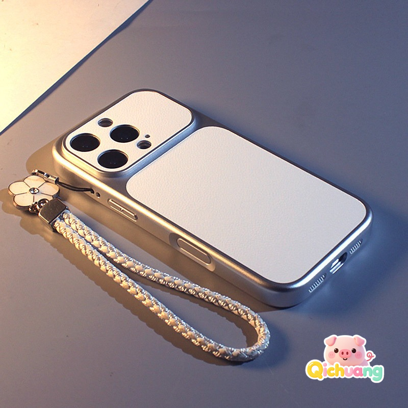 Oppo Reno 12 - White PU Leather Phone Case For