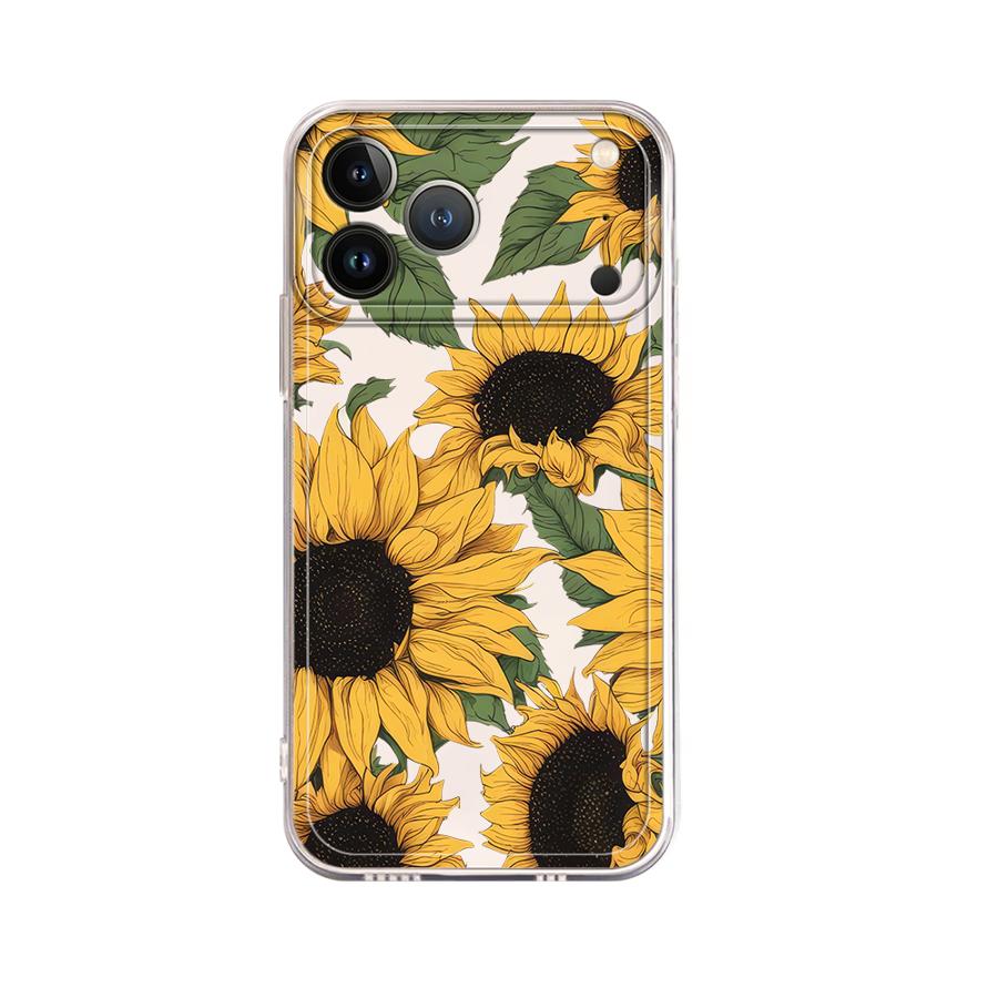 Cute Sunflower Pattern Case fo - Apple Iphone 16 评论和价格