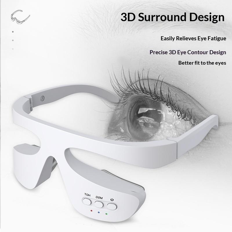 Portable Smart Eye Massager 3D - Light Therapy Glasses 评论和价格